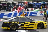 Brad Keselowski (2) after winning the NASCAR Cup Series race at New Hampshire Motor Speedway. Source: Getty